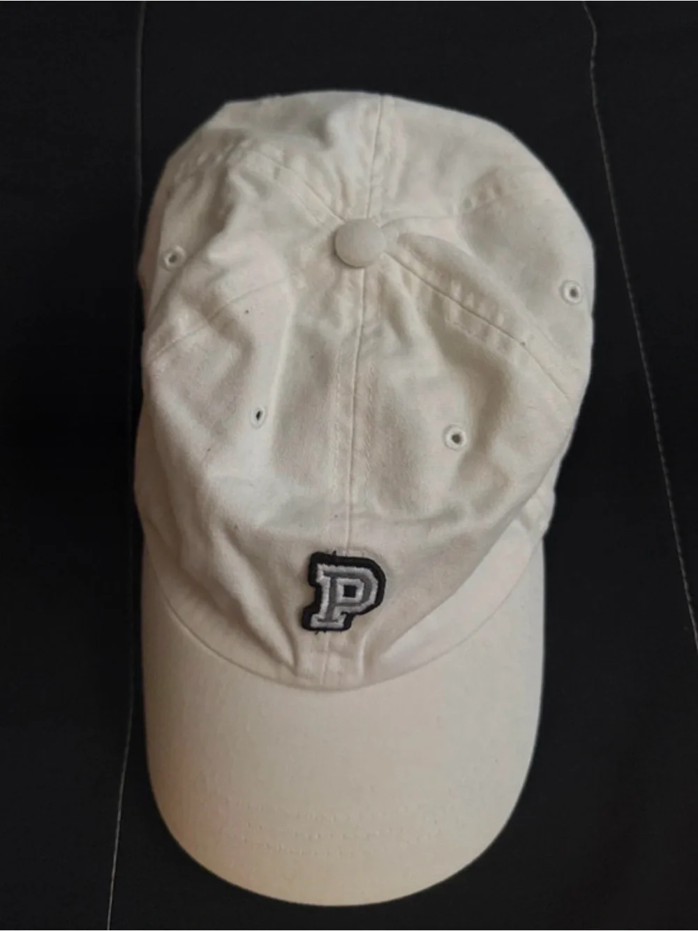 PINK Victoria's Secret White Baseball Cap